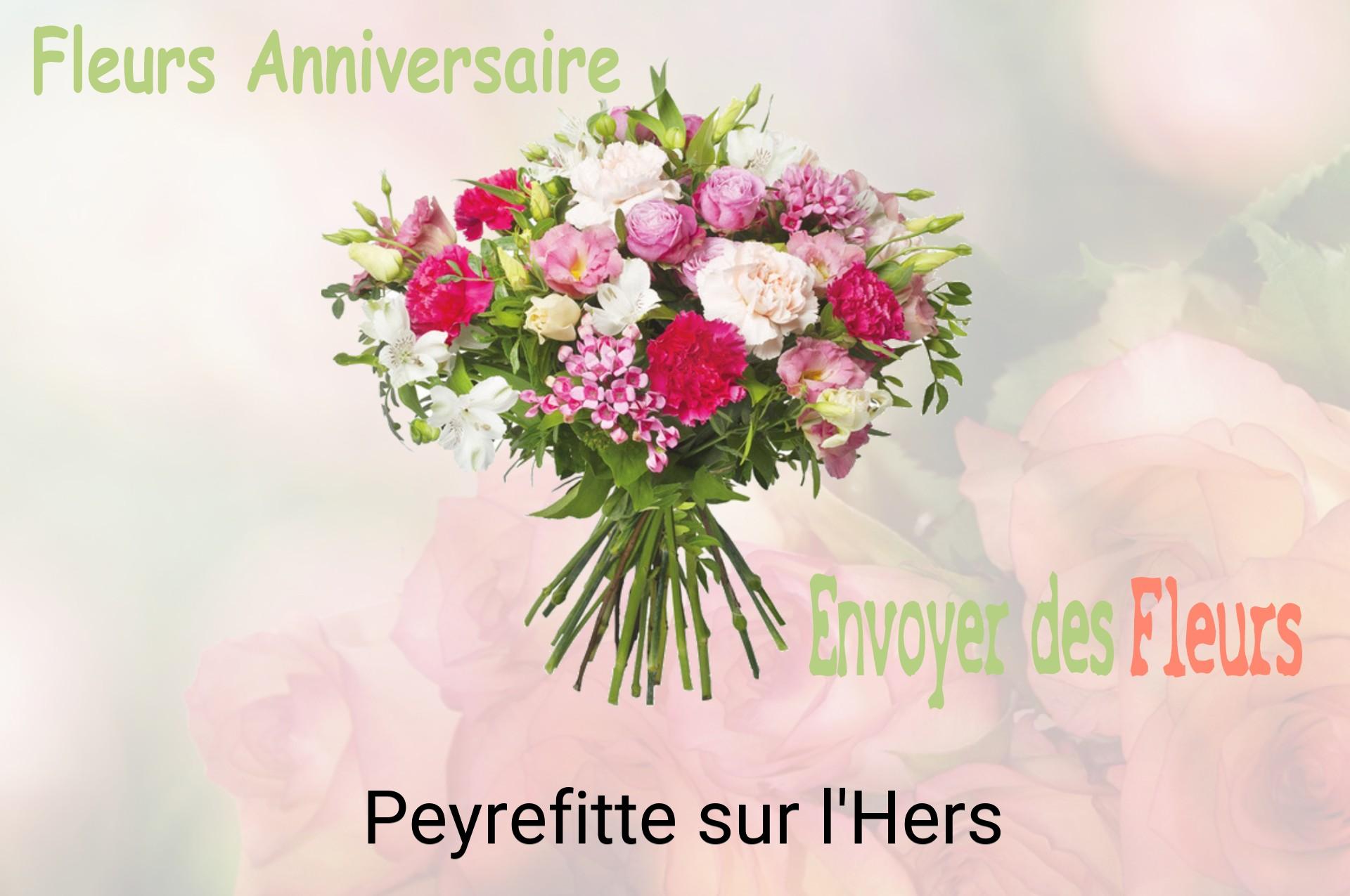 Bouquet de fleurs d’anniversaire livré à Peyrefitte-sur-l'Hers